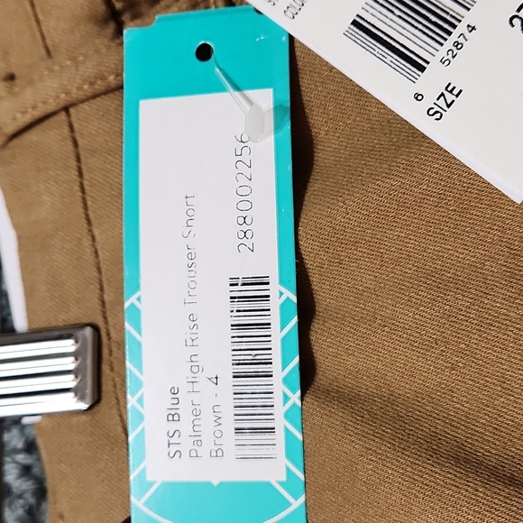 Womens high rise trouser short - Picture 7 of 7